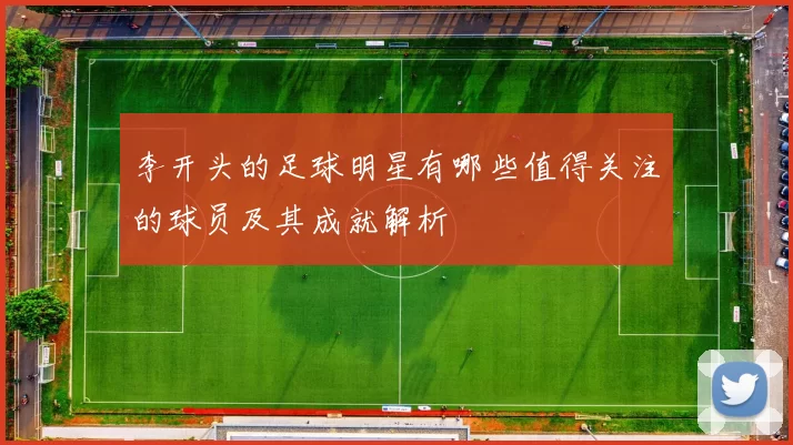 李开头的足球明星有哪些值得关注的球员及其成就解析